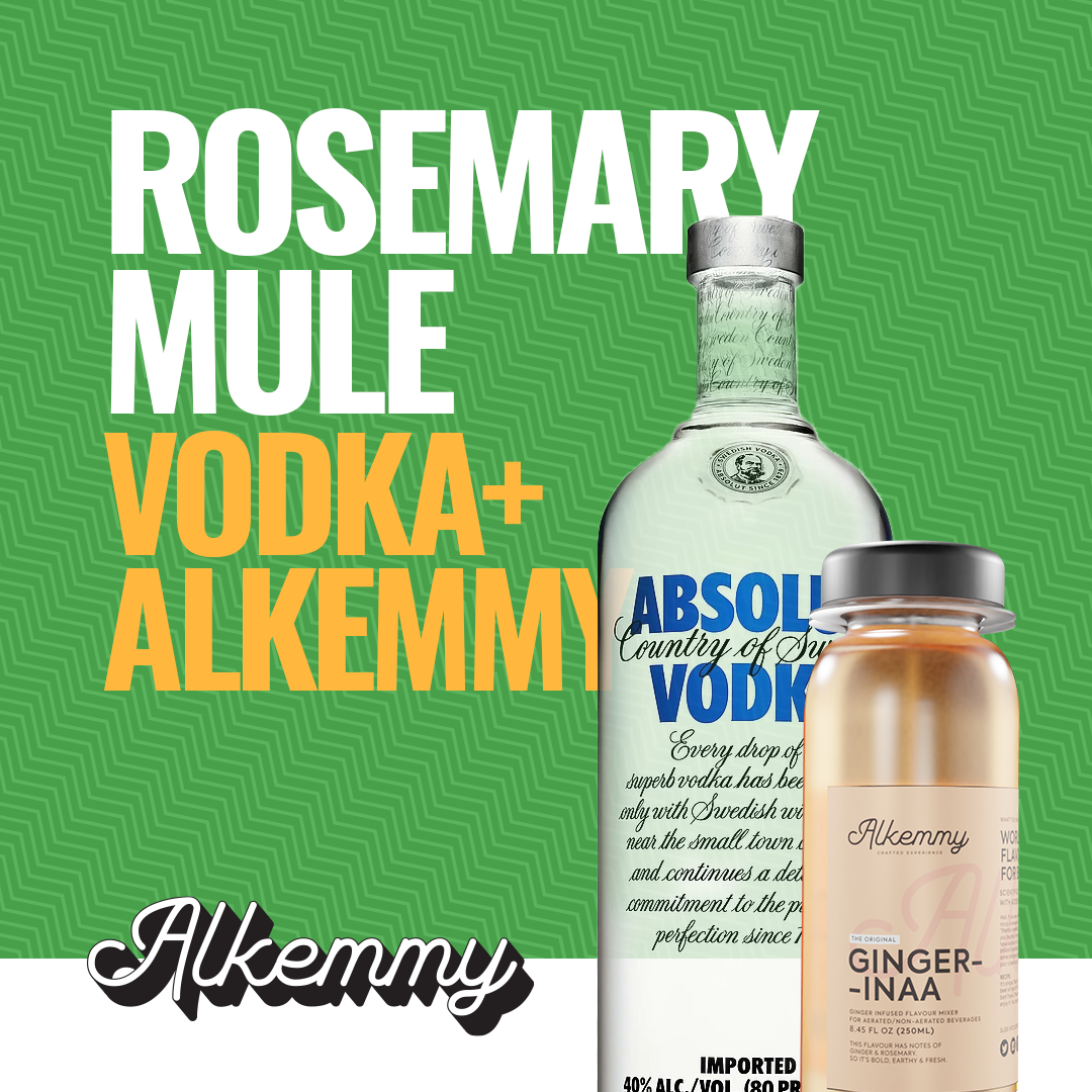 Rosemary Mule Twist 🍯🌿🍸