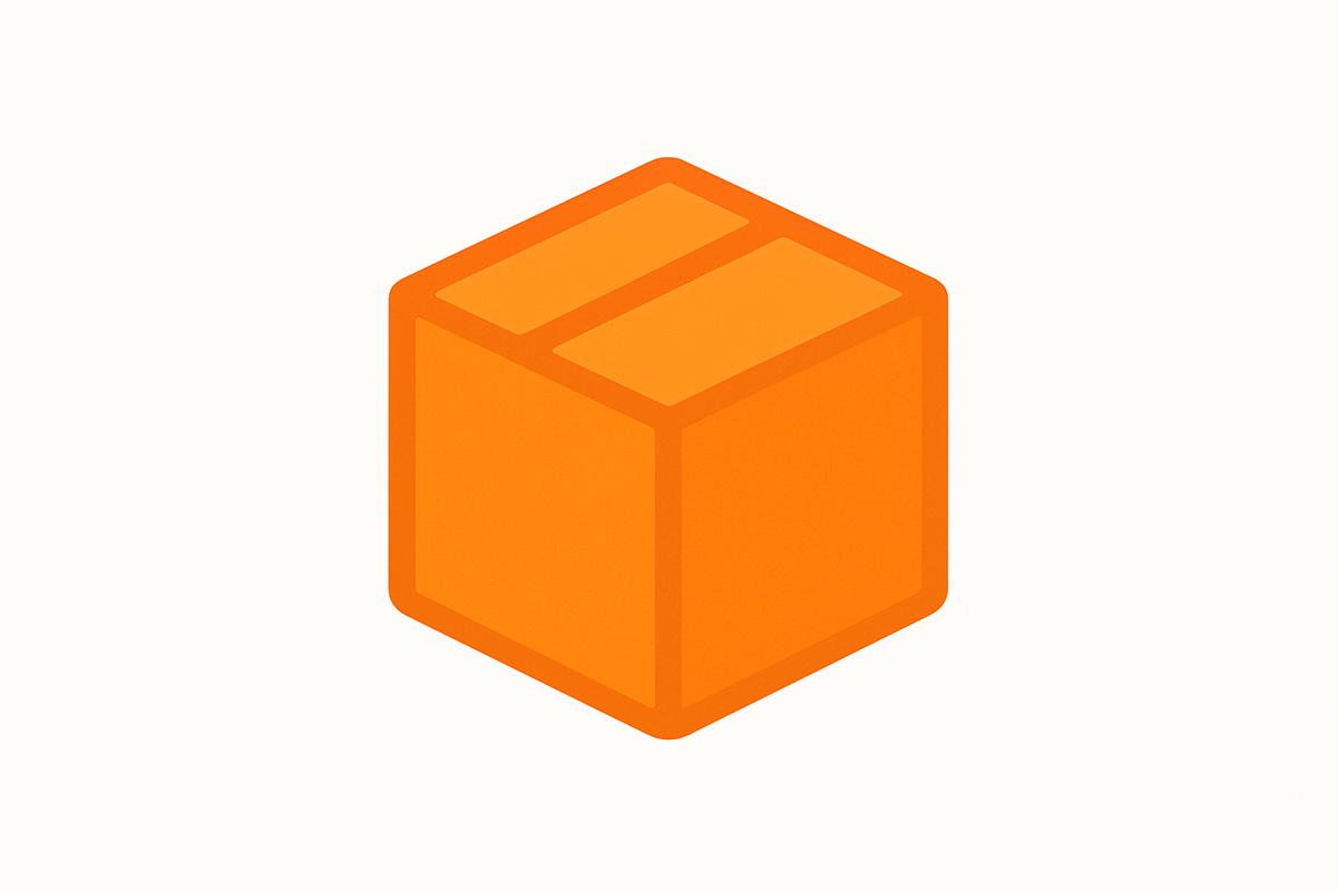 oragne coloured box icon